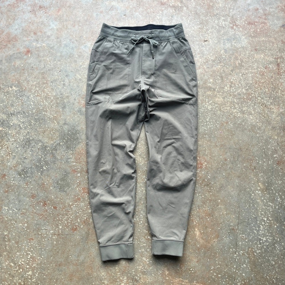 Lululemon ABC Jogger Pants Mens Size L Green Warpstreme 30" Tapered Stretch